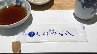 ルミネで天ぷら