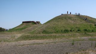 唯一上ることが出来る前方後円墳