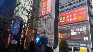 遠くには東京スカイツリーも見えます。