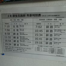 上下線合わせて11本