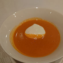 甲殻類のスープ（おいしい）