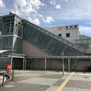 東海道本線島田駅：大井川が近く蓬莱橋が
