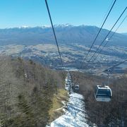 ゴンドラの山頂駅から３ｋｍ一気に降りるのが気持ちいいスキー場です。