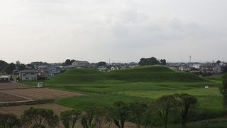 国宝にもなった貴重な剣が発掘されている前方後円墳