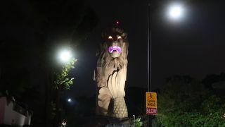 大きなマーライオン