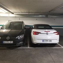 一台あたりが狭いです。