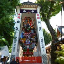 櫛田神社の飾り山