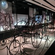 日本で唯一の自転車の博物館です