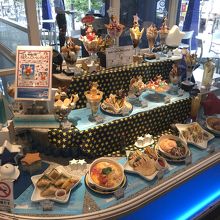 昔の喫茶店！という感じの食品サンプル