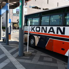 青森空港での乗り場
