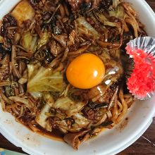 スタミナ焼きうどん、美味しかったです。