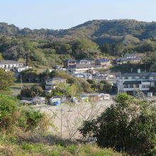 稲ヶ崎公園から宮戸島を見ています