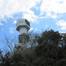 伊良湖岬の小高い山のてっぺんにあります