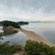 近くの展望台から