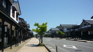 テーマパークの様な感じの再現宿場町