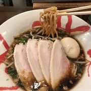 チャーシューが美味しい煮干しラーメン店