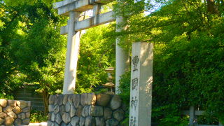 静かな神社でした