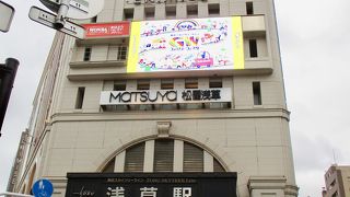 東武鉄道の駅があるビル