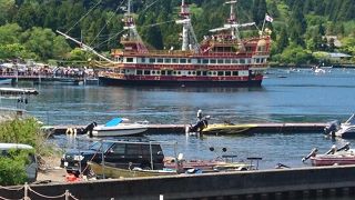 芦ノ湖の遊覧船