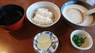 麦とろ、とろろ汁