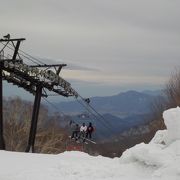 気楽に楽しむには素晴らしいスキー場です。