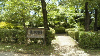 上田城跡地の公園