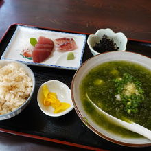 アーサー汁定食900円