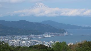富士山、清水港を望む景勝地