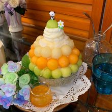 氷パフェ・めろんみるく3段（2色）2,484円