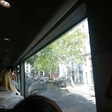 １５番バス車内。混んでいました。