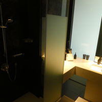 脱衣所も広々している