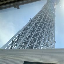 東京スカイツリーが間近に見えました！