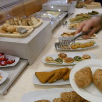 マテーラ特産のパンが豊富にありました。