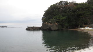 西伊豆松崎でも最大級の砂浜