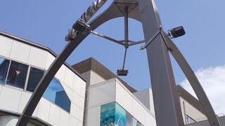 高級ブティックの商店街