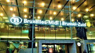 ブリュッセル南駅は列車の国際線ですね
