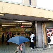 サクラテラス周辺を除くと、駅の周辺はいまいちであかぬけしていない