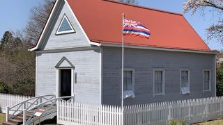 中にはパネル展示が