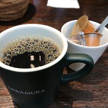 ＋250円で沢村ブレンドコーヒーか紅茶が付きます。