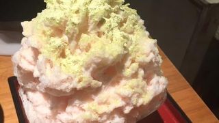 かき氷が大盛り