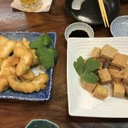 島豆腐ガーリック揚げ