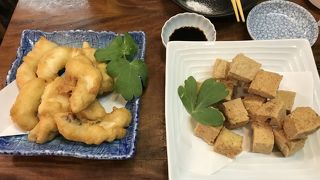 島豆腐ガーリック揚げ