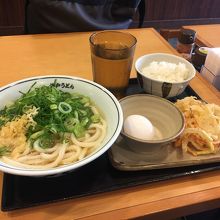 卵かけご飯朝食麺大盛