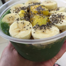 バナナが大きすぎ、そして味はシンプルすぎ・・・