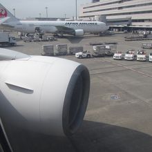 駐機場を離れるこの瞬間が好き