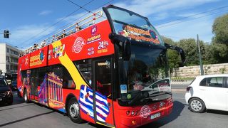 一巡でアテネの概略が分かる乗り降り自由な観光バス