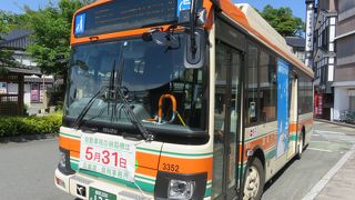 駅から鴻の湯まで１５０円