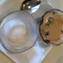 デザート二種です。