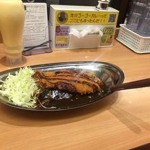 ロースカツカレー中盛