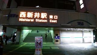 西新井駅に直結しているショッピングモール